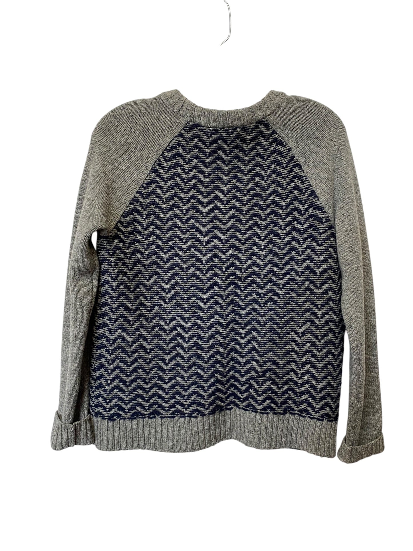 Sweater By Madewell In Blue & Grey, Size: S