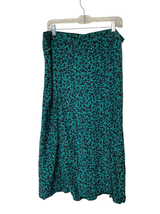 Skirt Maxi By Ava & Viv In Black & Green, Size: 1x