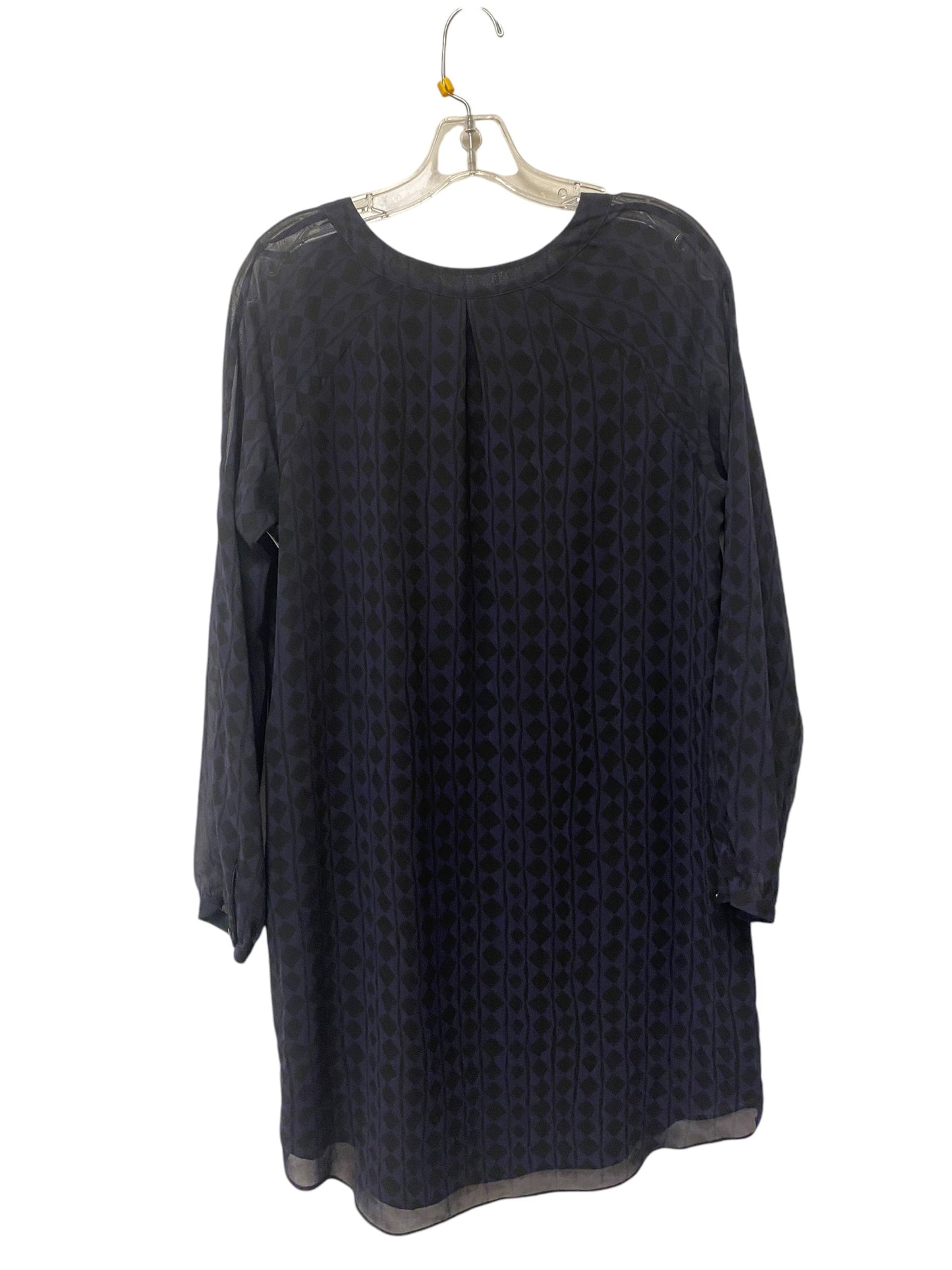 Dress Casual Midi By Cabi In Black & Blue, Size: S