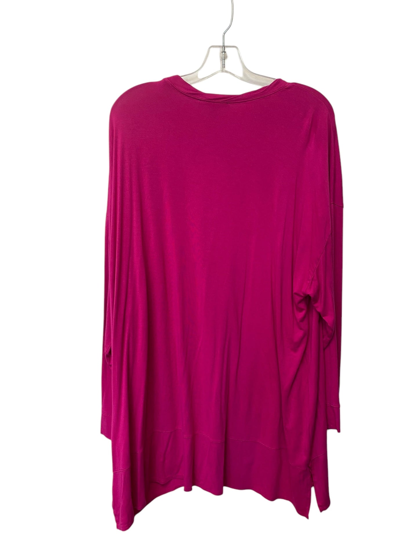 Top Long Sleeve By Inc In Pink, Size: 3x