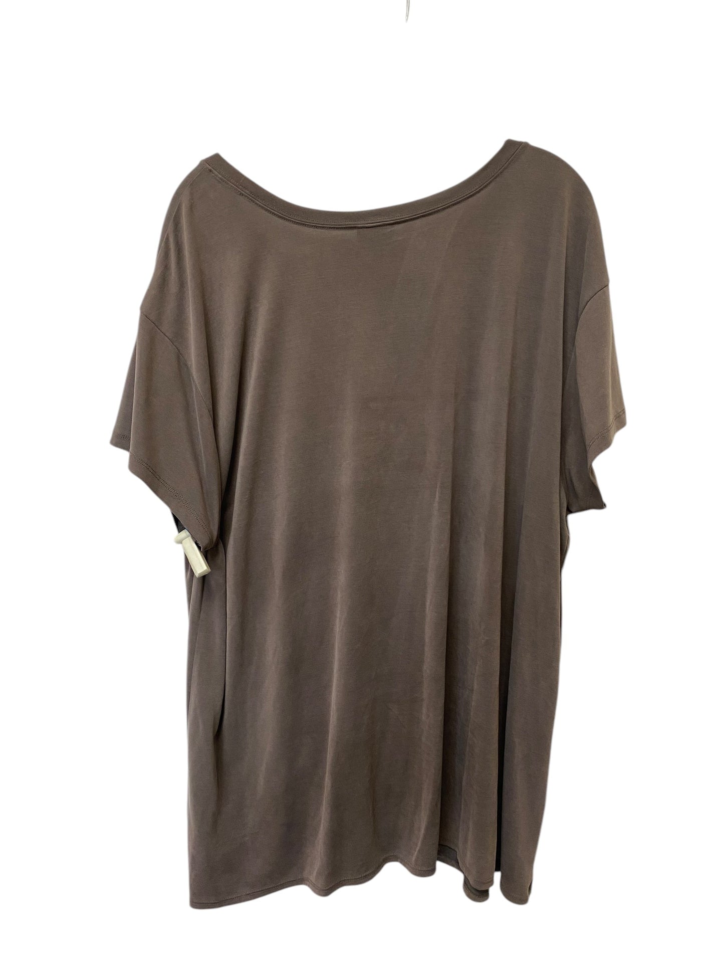 Top Short Sleeve Basic By Torrid In Brown, Size: 3x