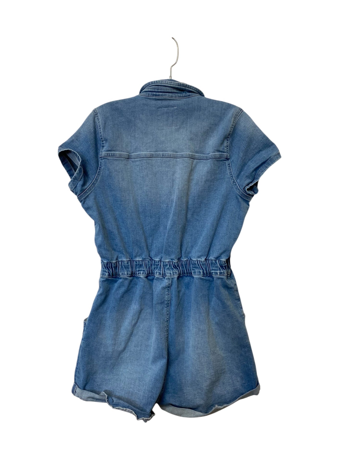 Romper By Celebrity Pink In Blue Denim, Size: M