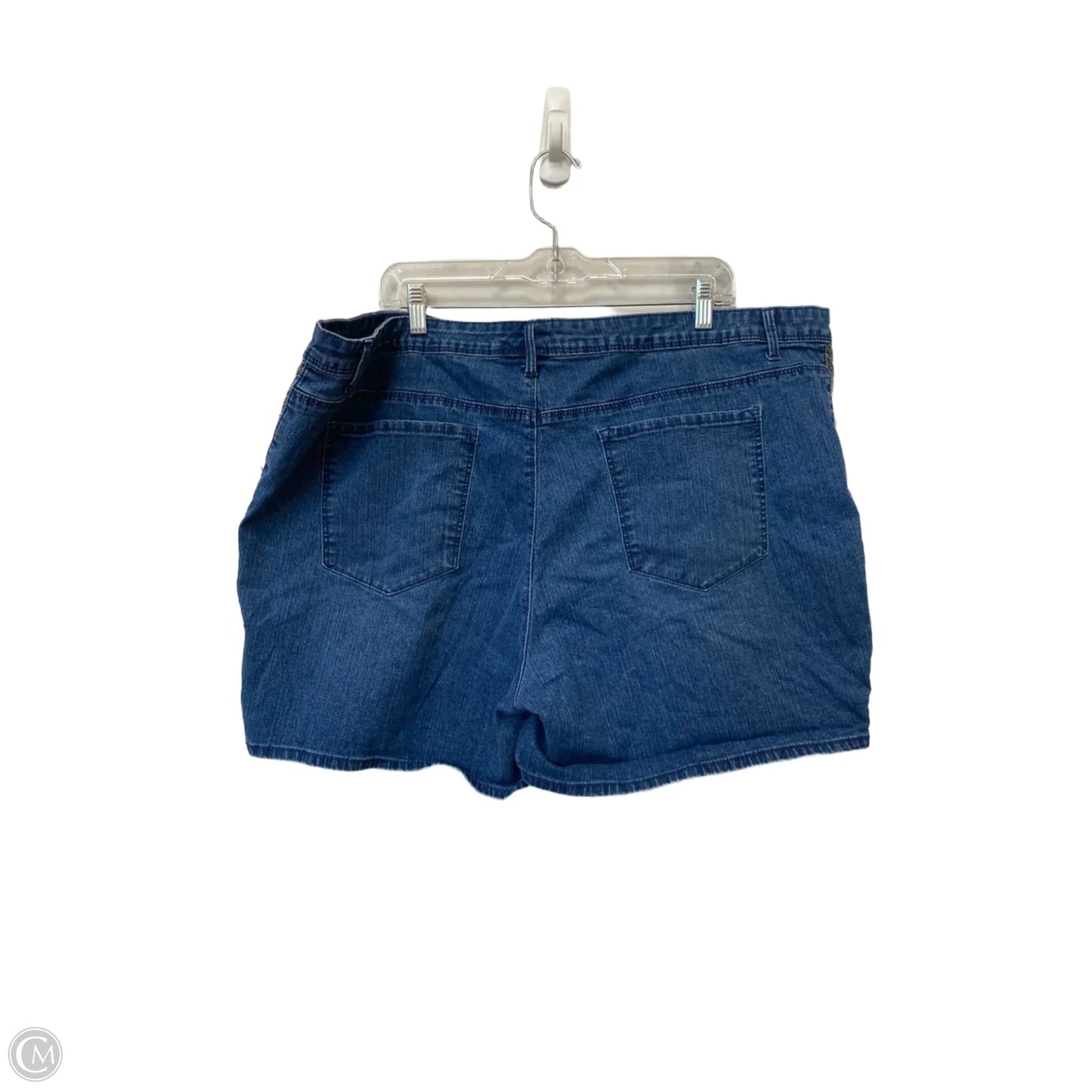Shorts By Gloria Vanderbilt In Blue Denim, Size: 22