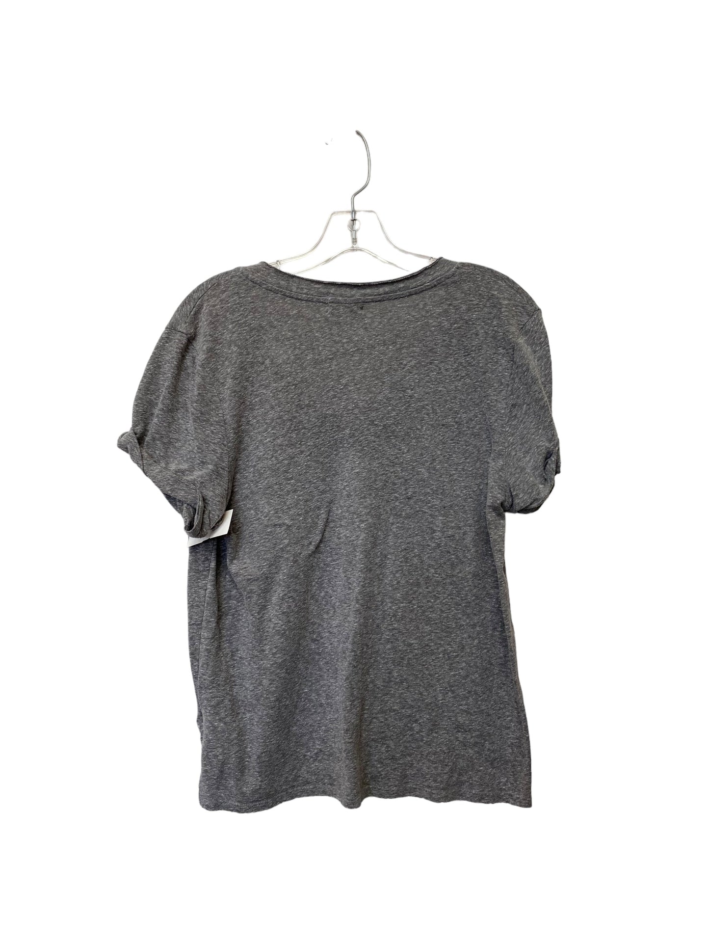 Grey Top Short Sleeve Basic T.la, Size M