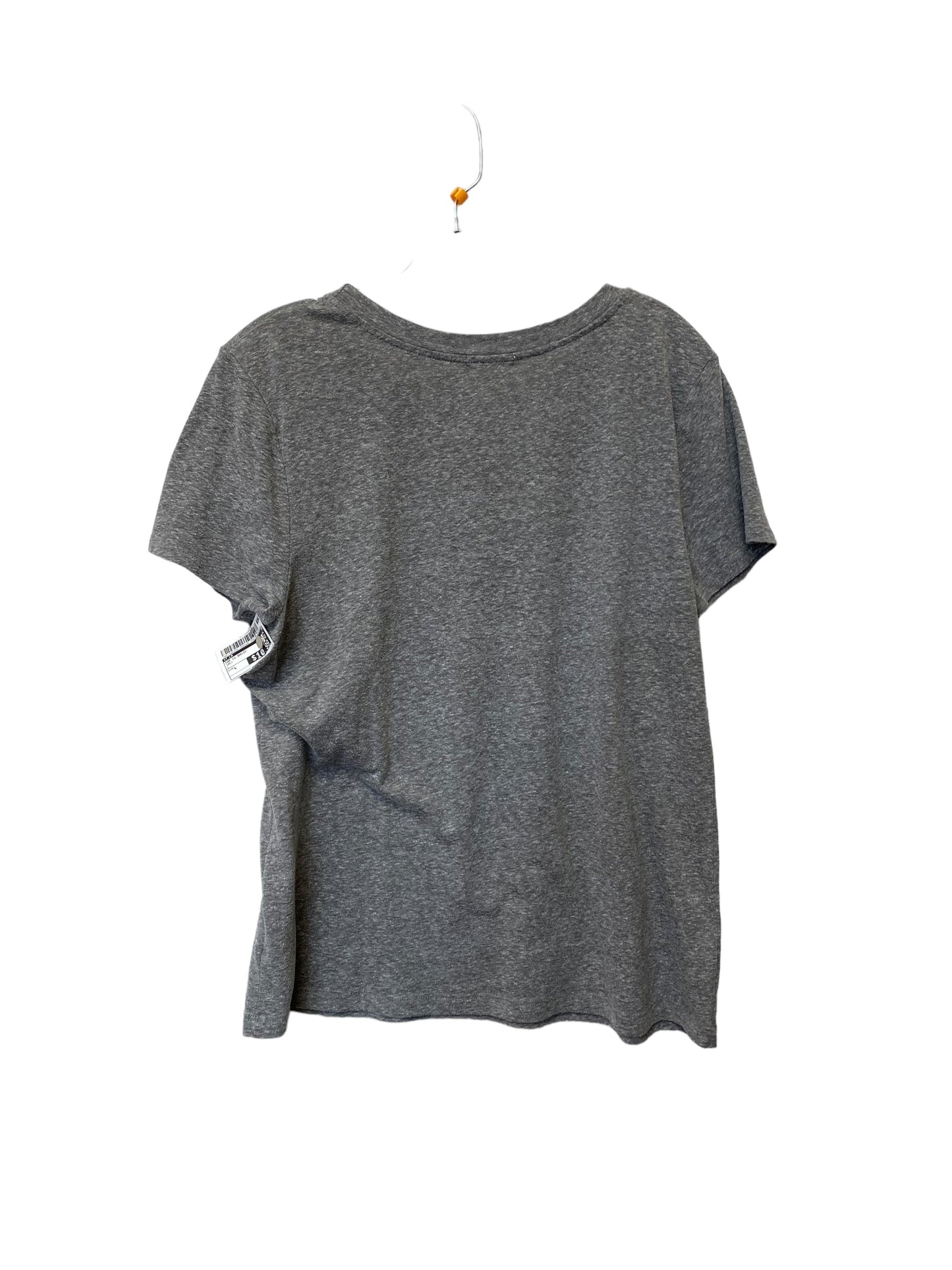 Grey Top Short Sleeve Basic T.la, Size L