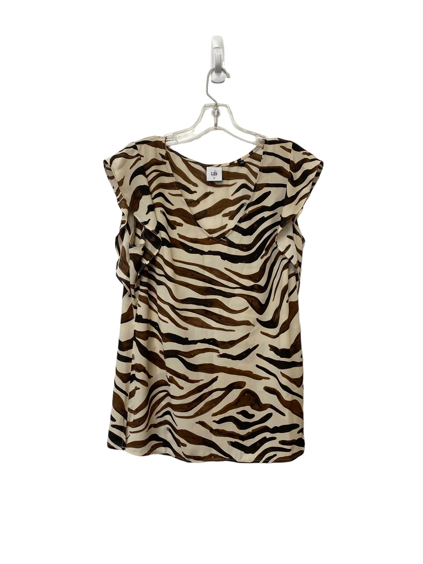 Animal Print Top Sleeveless Cabi, Size M