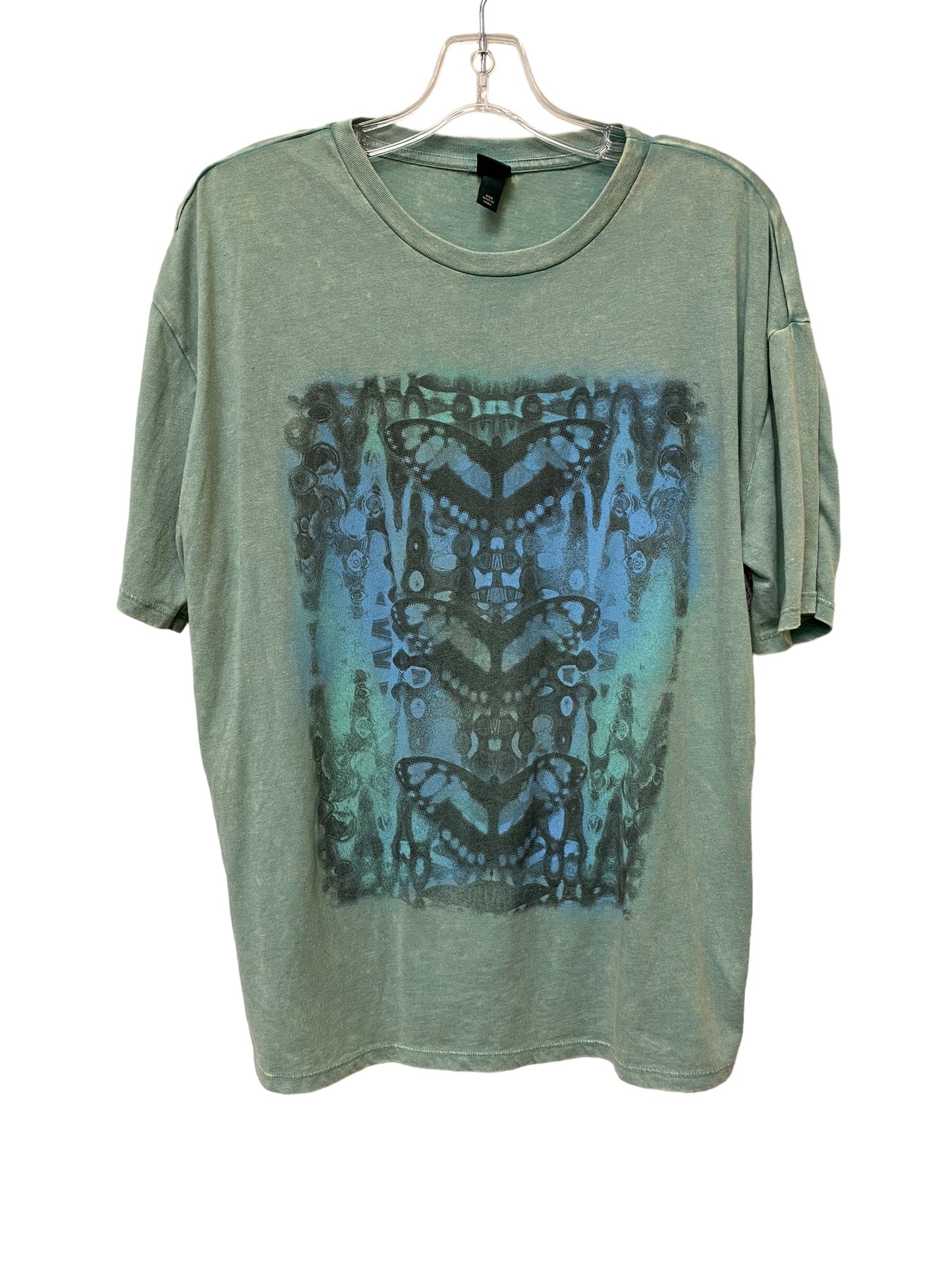 Teal Top Short Sleeve Wild Fable, Size Xxs