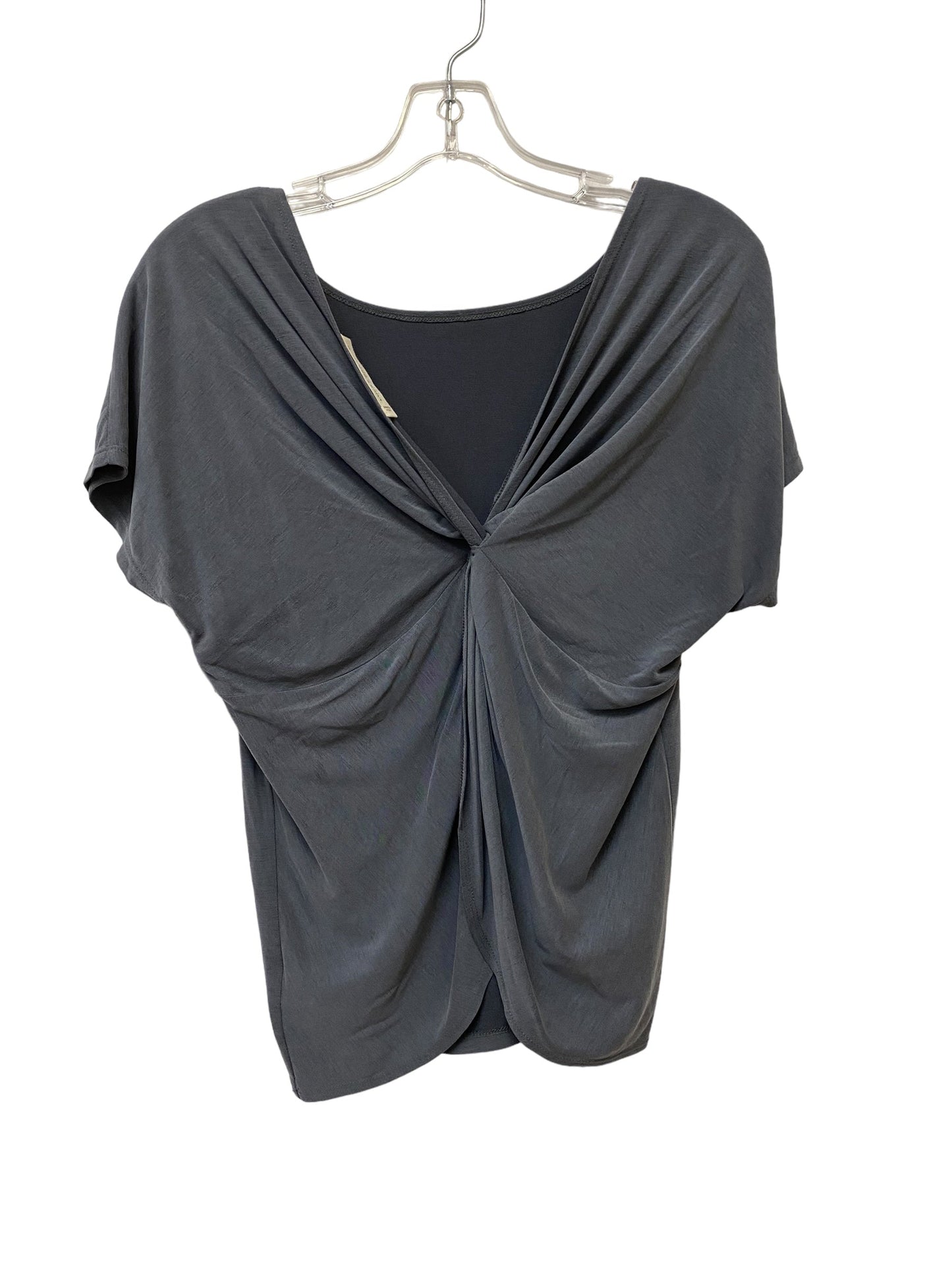 Grey Top Short Sleeve Lucky Brand, Size Xs