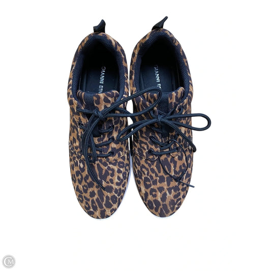 Shoes Athletic By Gianni Bini In Animal Print, Size: 8.5