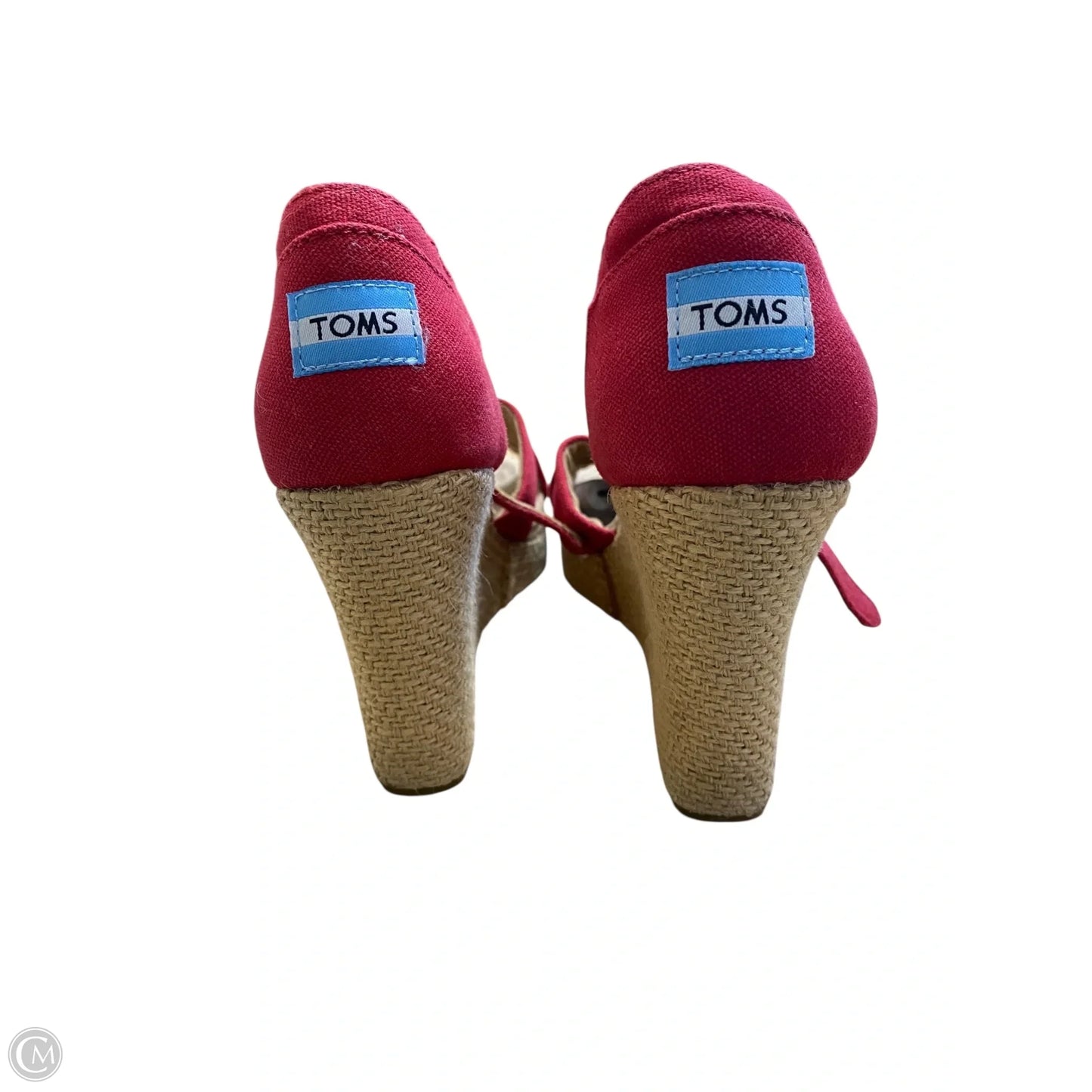 Shoes Heels Wedge By Toms In Red, Size: 8.5