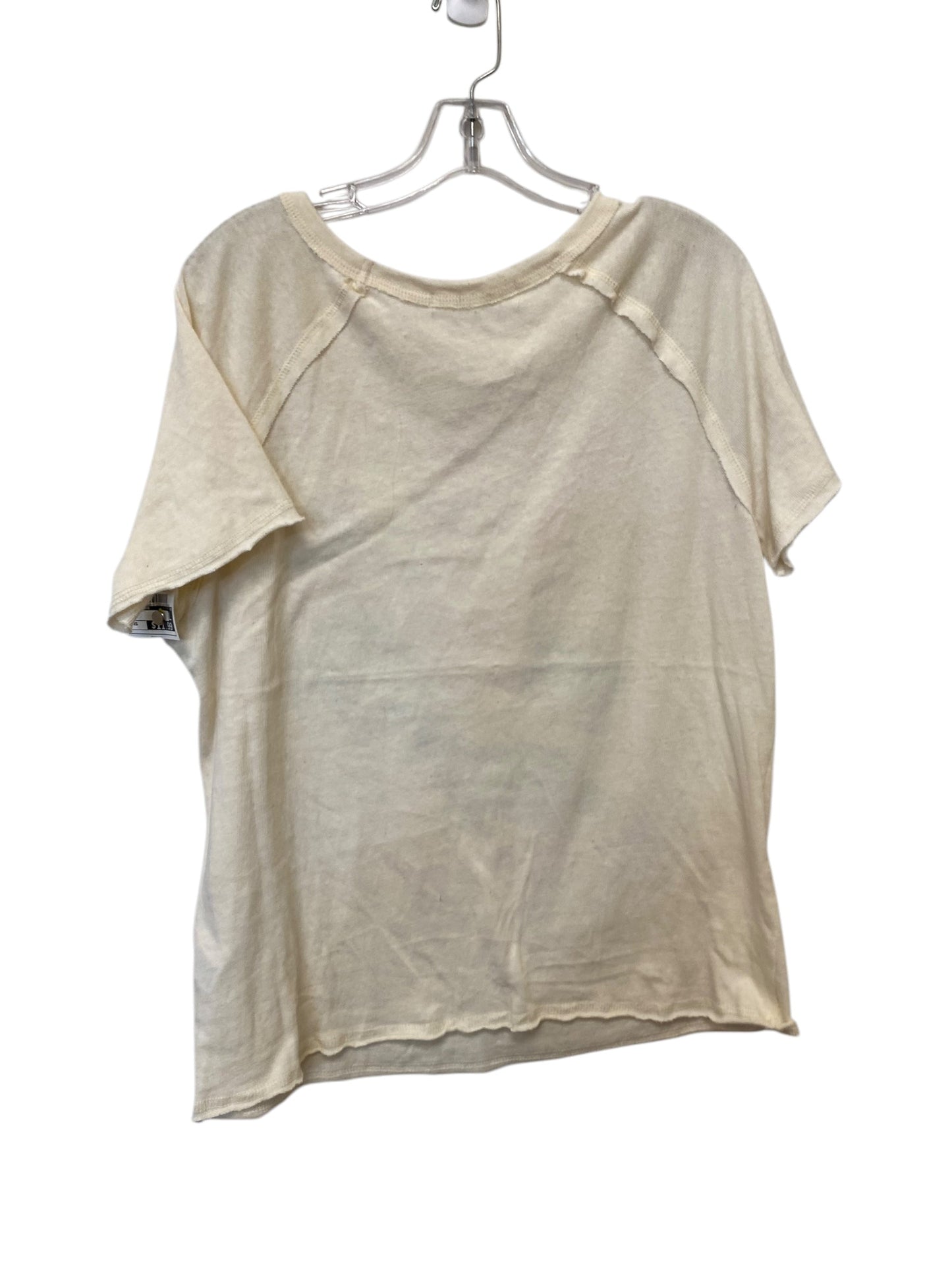 Top Short Sleeve By Altard State In Cream, Size: Xs