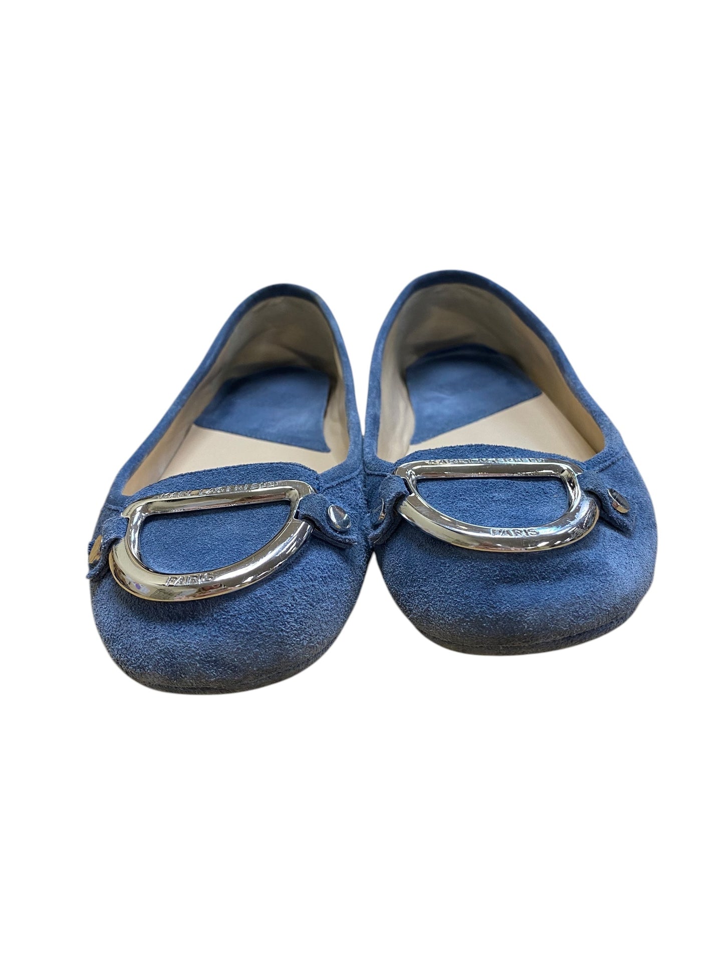 Shoes Flats By Karl Lagerfeld In Blue, Size: 7.5