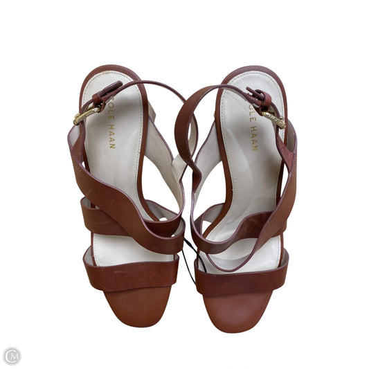 Shoes Heels Block By Cole-haan In Brown, Size: 8