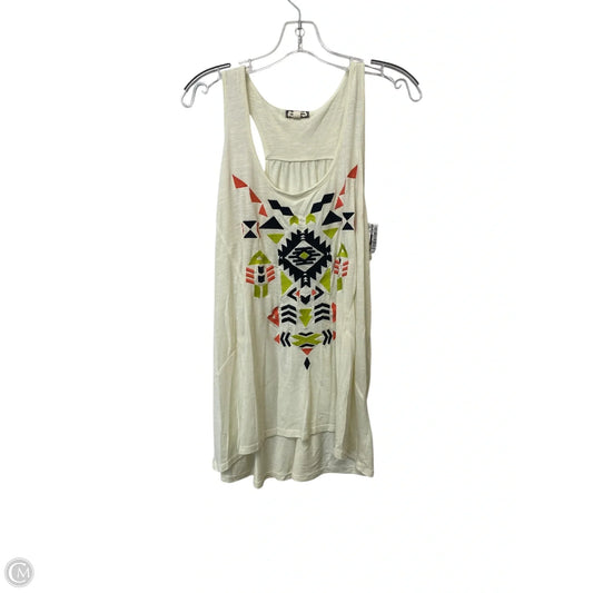 Tank Top By Eyeshadow In Cream, Size: 1x
