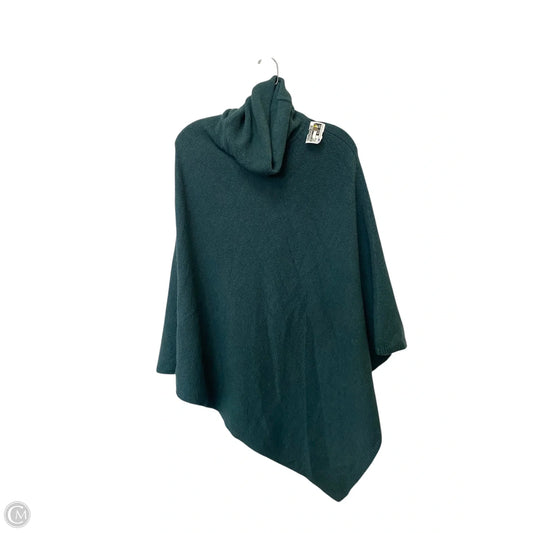 Poncho By Ann Taylor In Green, Size: Xs