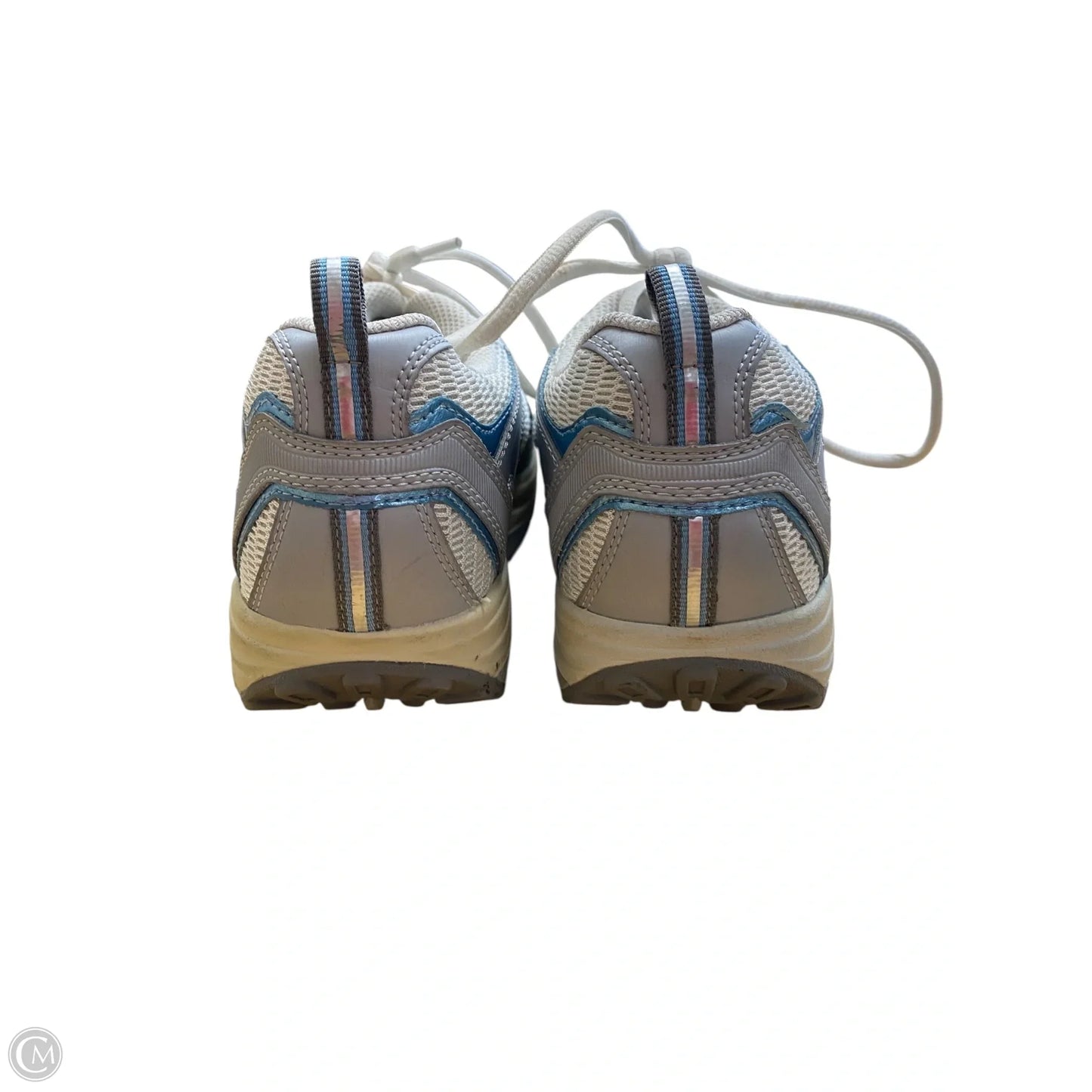 Shoes Athletic By Skechers In Blue & Grey, Size: 7.5