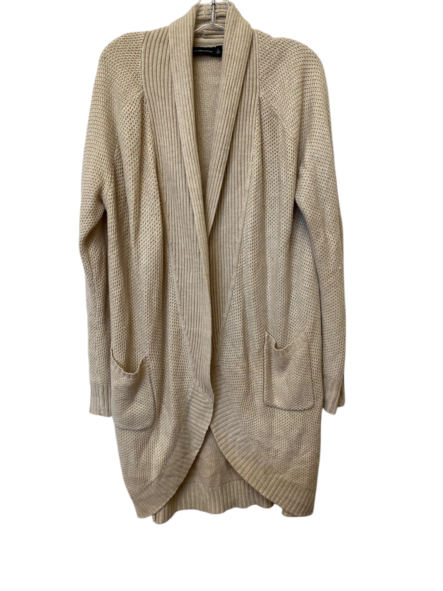 Cardigan By New York And Co In Brown, Size: L