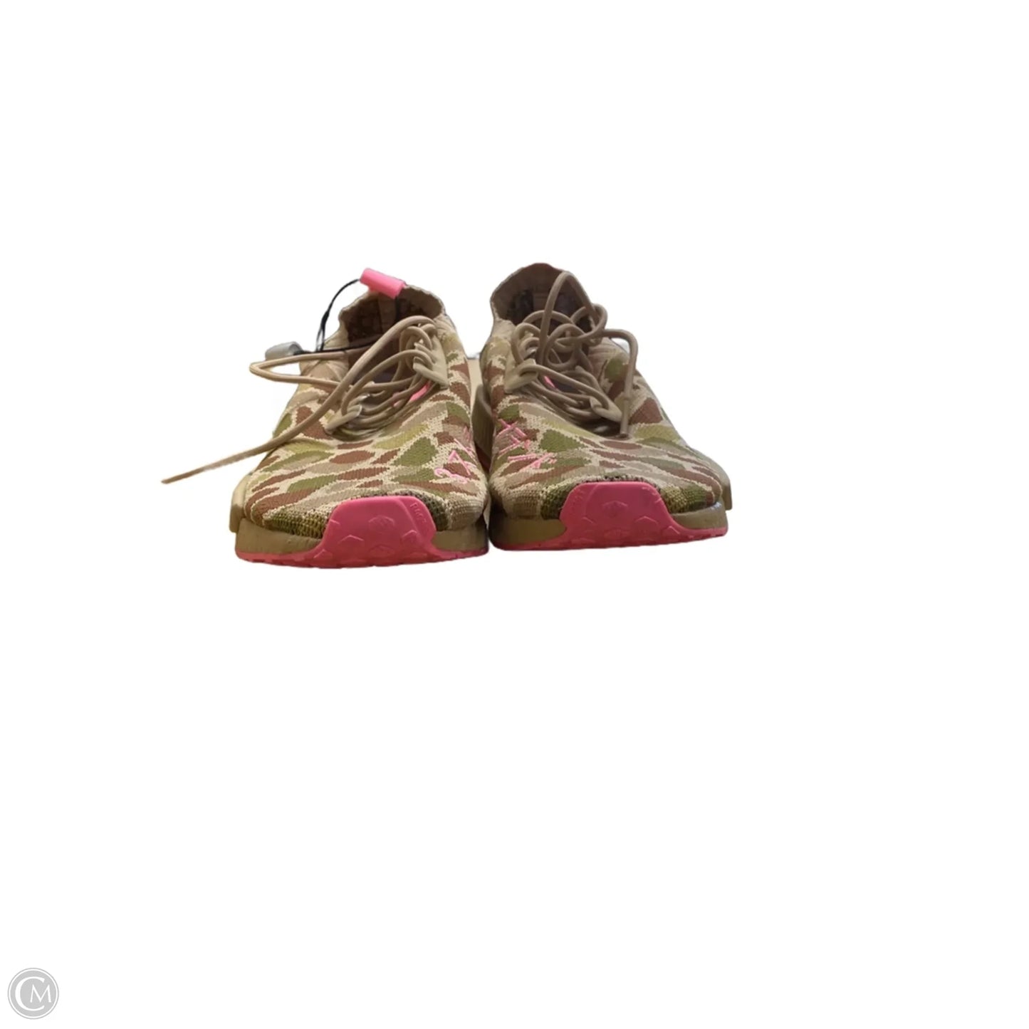 Shoes Athletic By Adidas In Camouflage Print, Size: 8