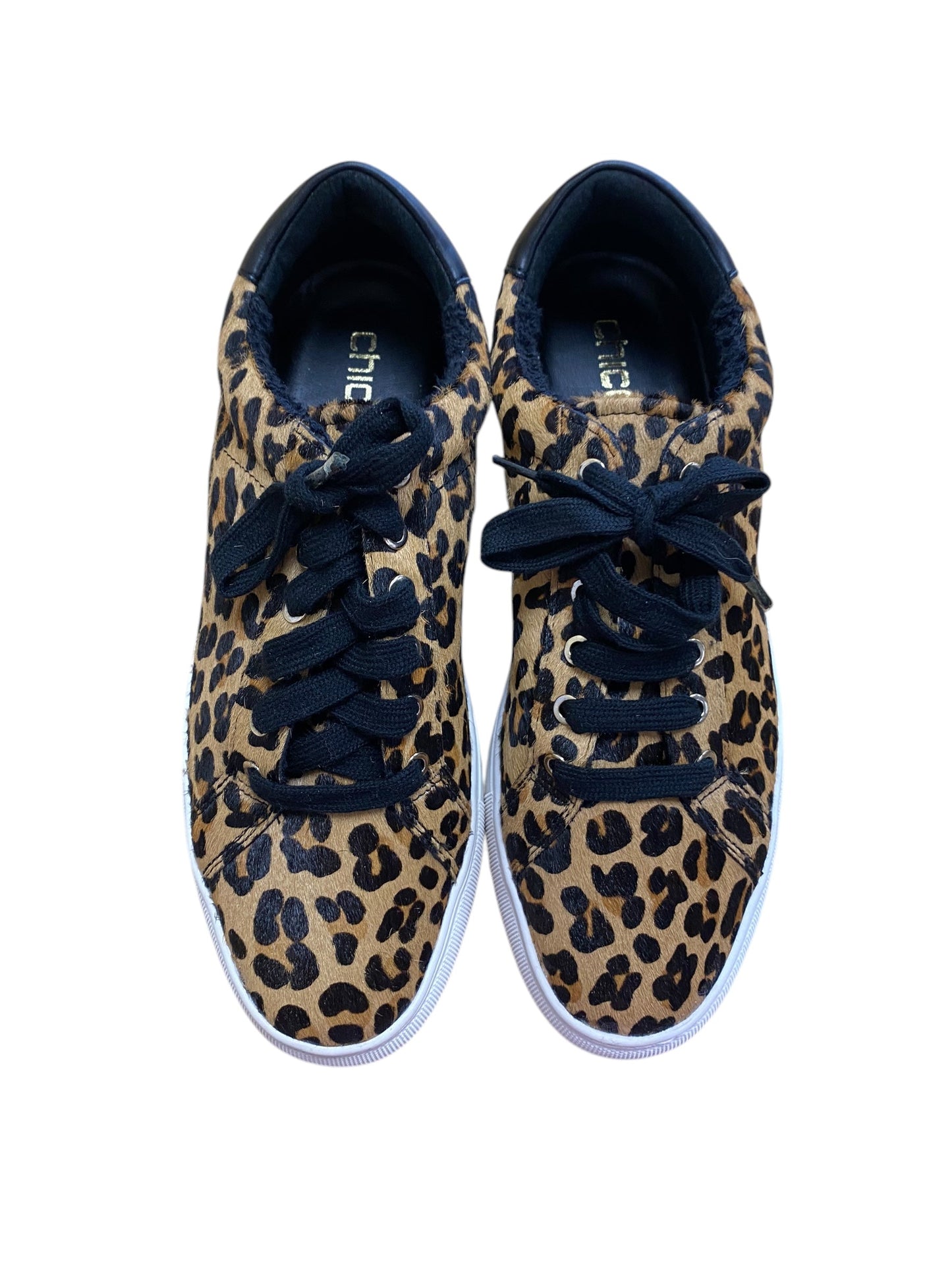 Shoes Sneakers By Chicos In Animal Print, Size: 9