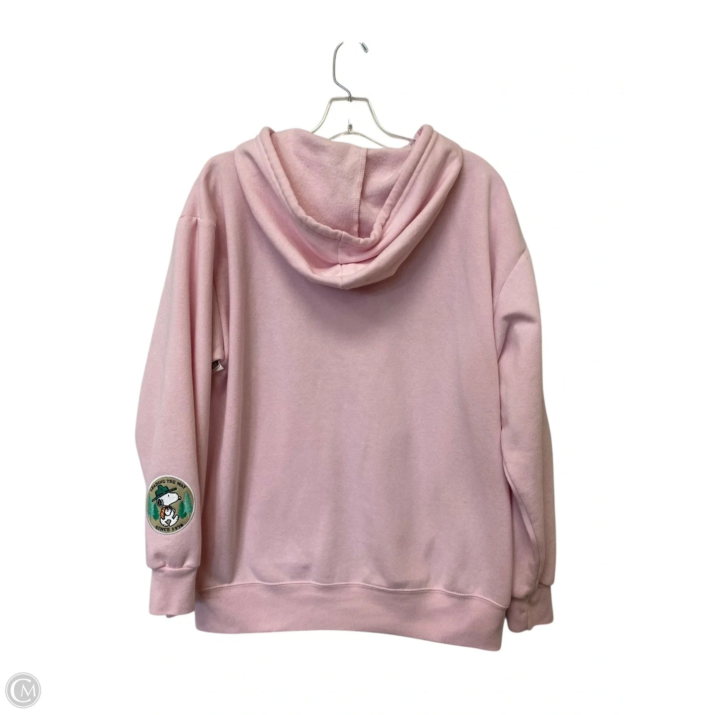 Sweatshirt Hoodie By Clothes Mentor In Pink, Size: L