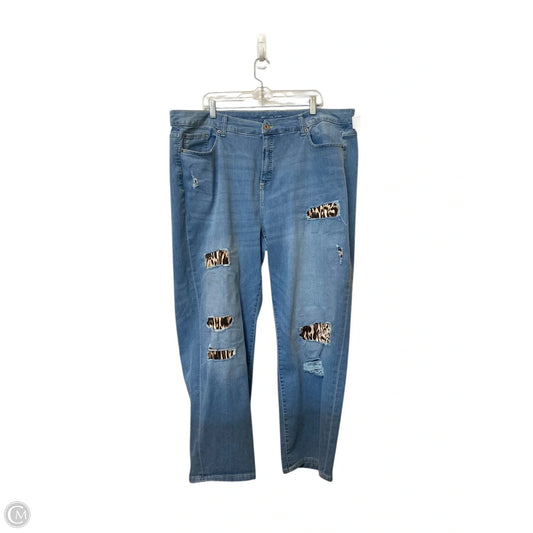 Jeans Boyfriend By Inc In Blue Denim, Size: 24