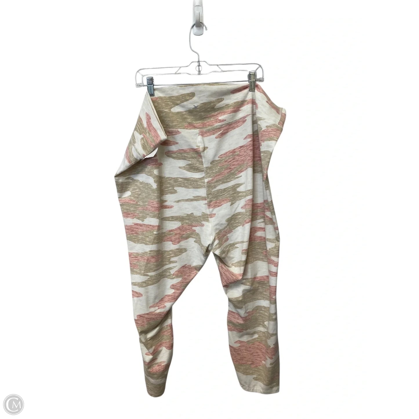 Athletic Leggings By Old Navy In Brown & Pink, Size: 4x