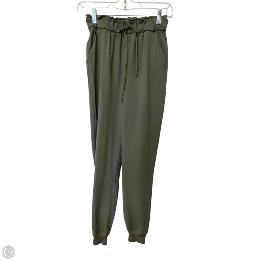 Athletic Pants By Lululemon In Green, Size: 2