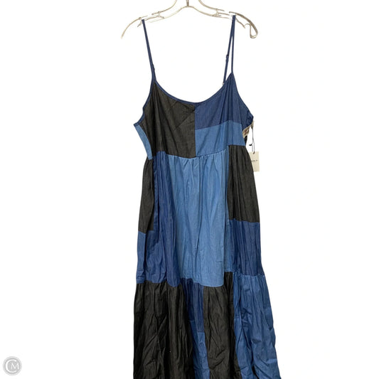 Dress Casual Maxi By Forever 21 In Blue, Size: 1x