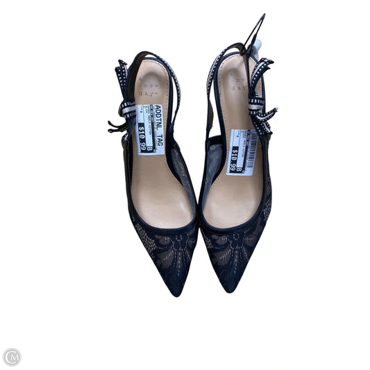 Shoes Heels Kitten By A New Day In Black, Size: 8