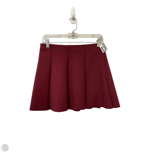 Skirt Mini & Short By Aeropostale In Red, Size: M