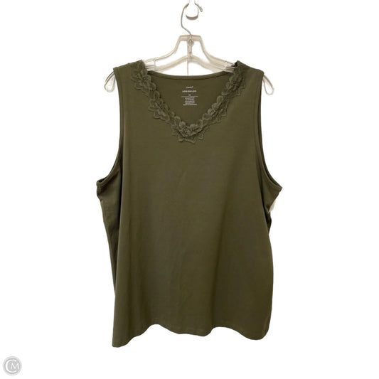 Tank Top By Cj Banks In Green, Size: 1x