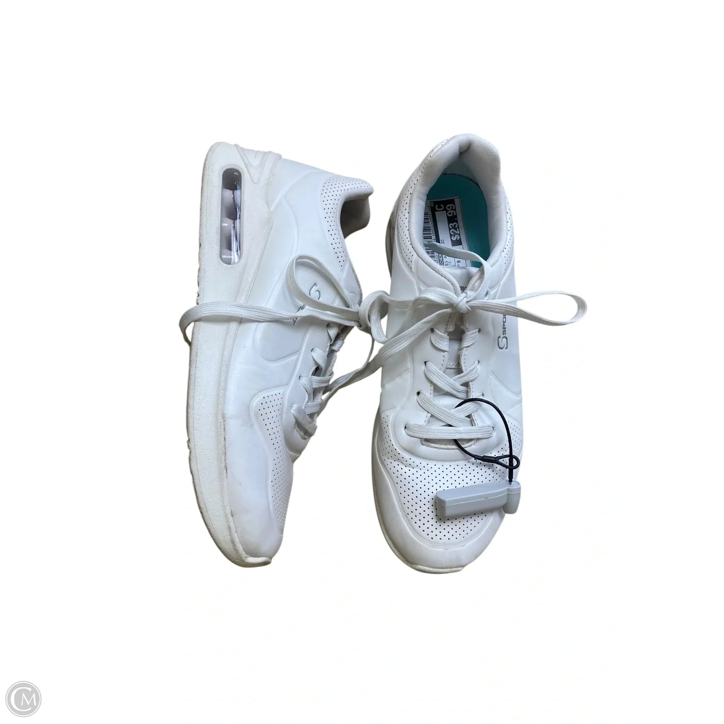 Shoes Athletic By Skechers In White, Size: 9.5