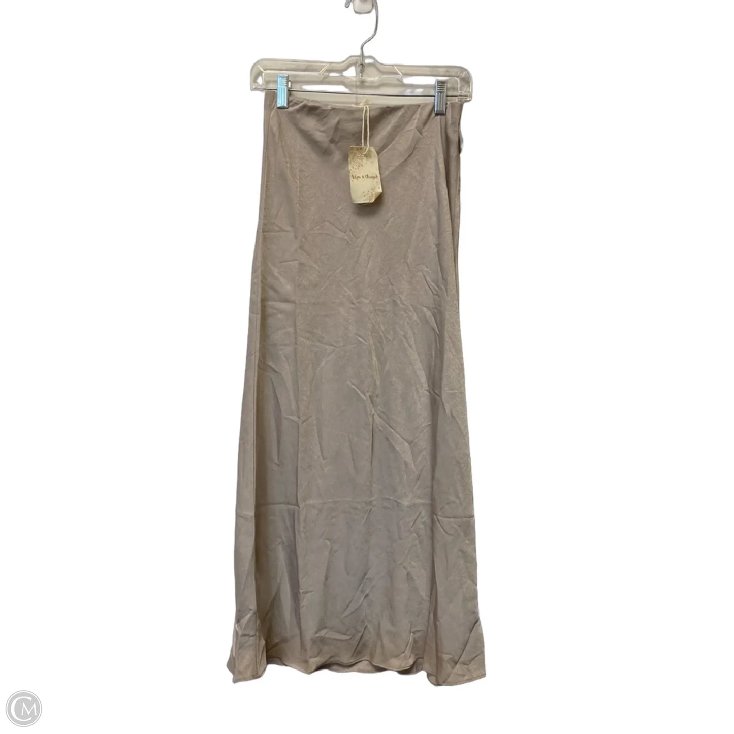 Skirt Maxi By Hem & Thread In Grey, Size: S