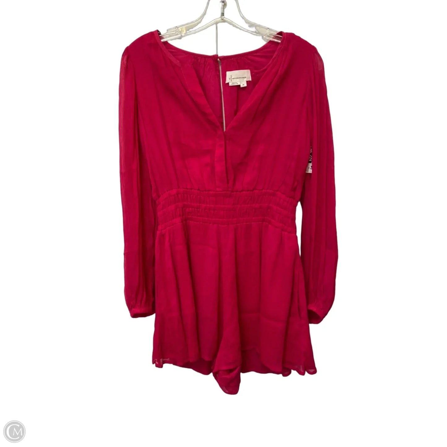 Romper By Anthropologie In Pink, Size: Xs