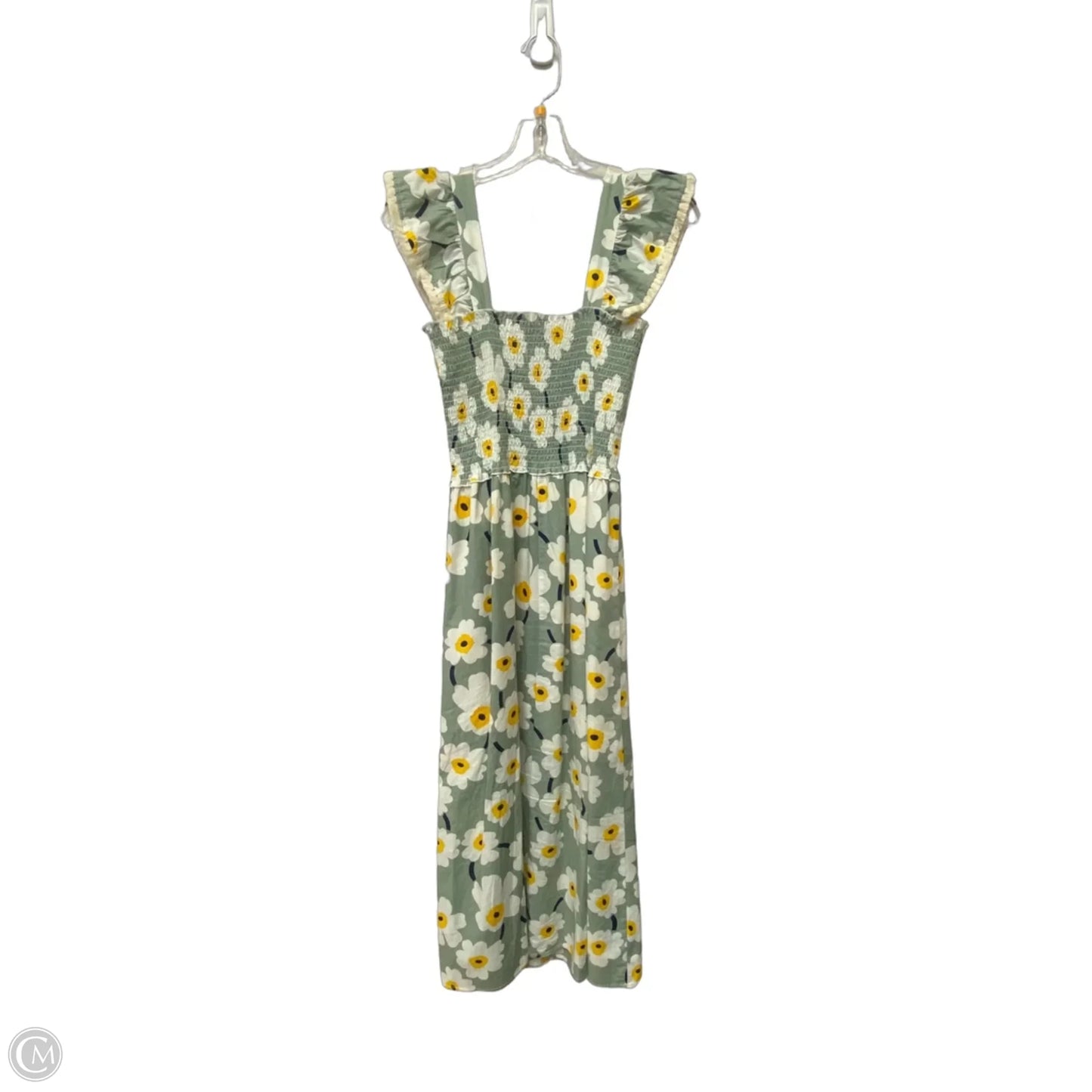 Dress Casual Midi By Thml In Floral Print, Size: Xs
