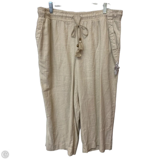 Pants Linen By West Bound In Beige, Size: Lp