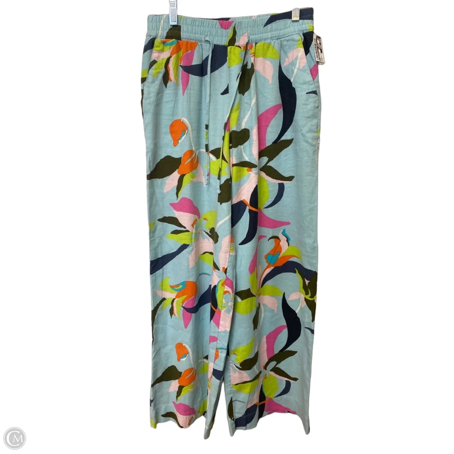 Pants Linen By A New Day In Blue, Size: S