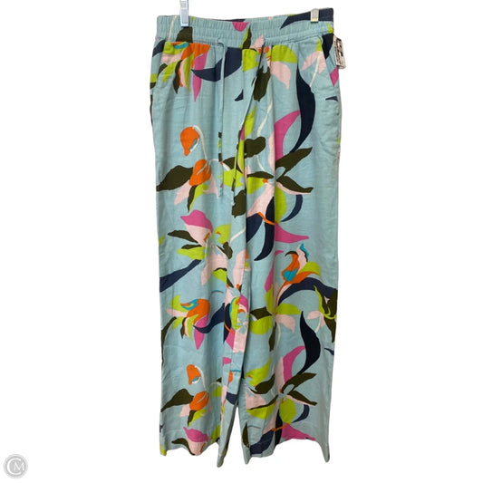Pants Linen By A New Day In Blue, Size: S