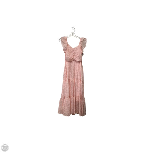 Dress Casual Maxi By Cmf In Pink, Size: S