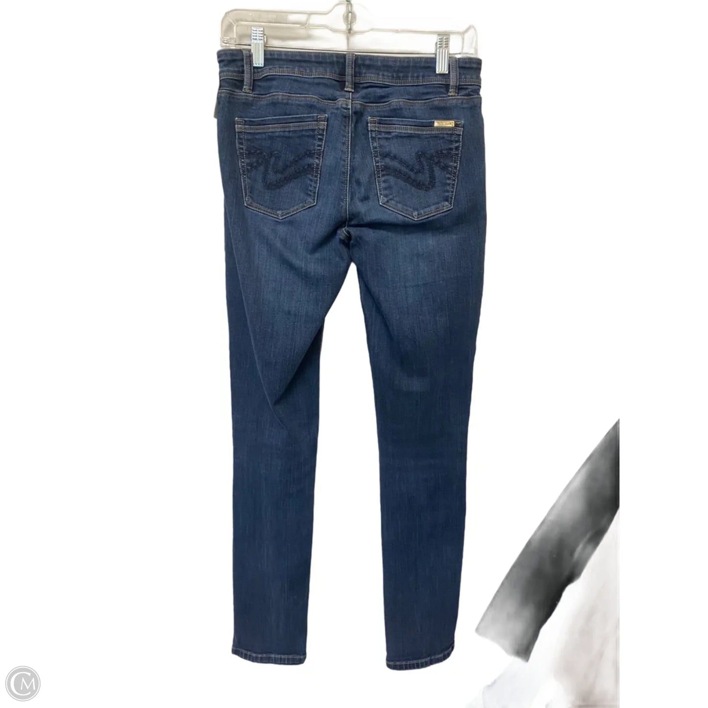 Jeans Skinny By White House Black Market In Blue Denim, Size: 4