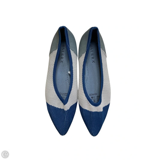 Shoes Flats By Serra In Blue, Size: 9