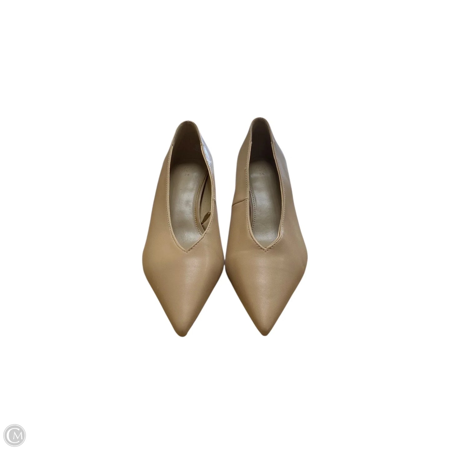 Shoes Heels Kitten By H&m In Tan, Size: 6