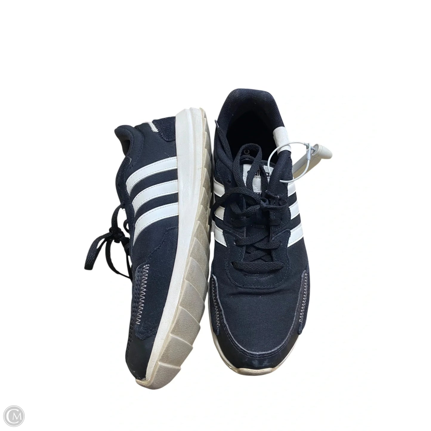 Shoes Sneakers By Adidas In Black & White, Size: 8.5