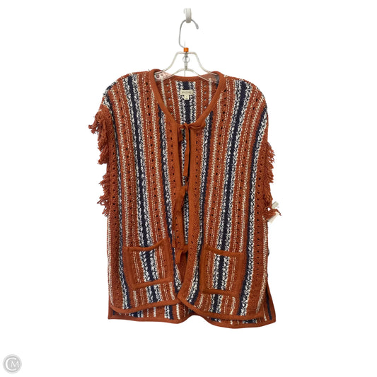Cardigan By Pilcro In Orange & Purple, Size: S