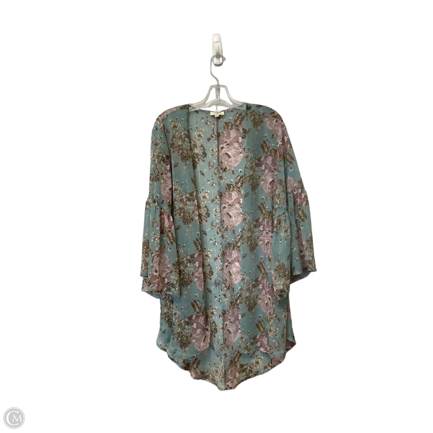 Shawl By Umgee In Floral Print, Size: M