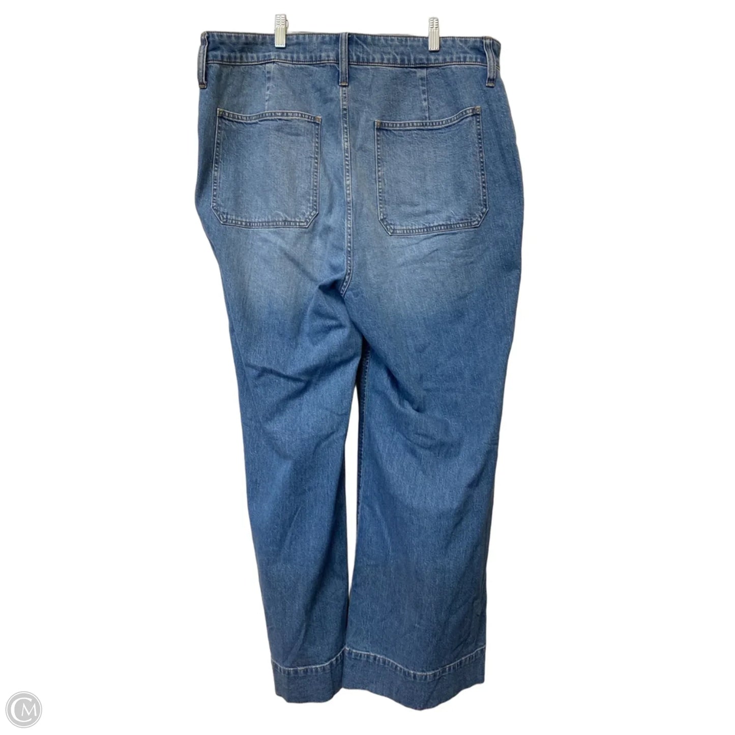 Jeans Wide Leg By J. Crew In Blue Denim, Size: 20