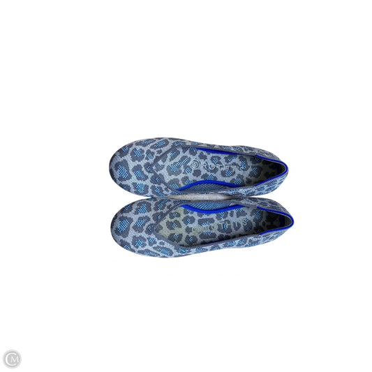 Shoes Flats By Rothys In Blue & Grey, Size: 6.5