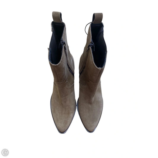 Boots Ankle Heels By Frye In Brown, Size: 8