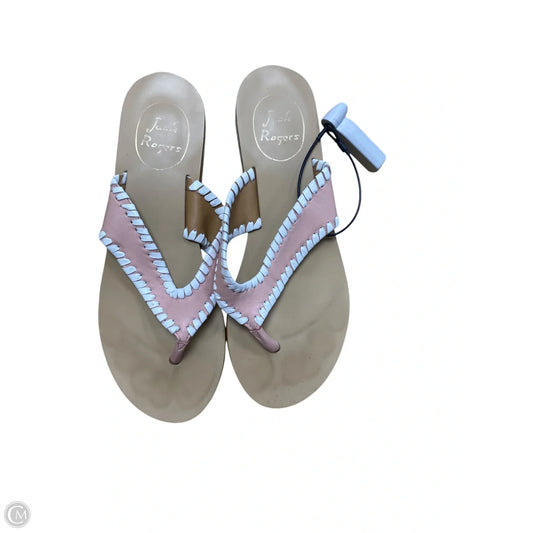 Sandals Flip Flops By Jack Rogers In Pink, Size: 5.5