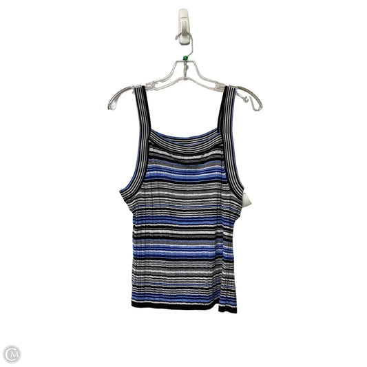 Top Sleeveless By White House Black Market In Striped Pattern, Size: L